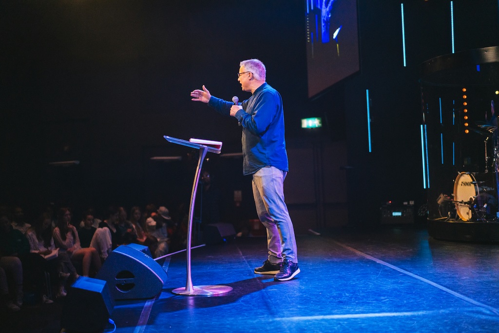 Preacher delivers Sunday sermon